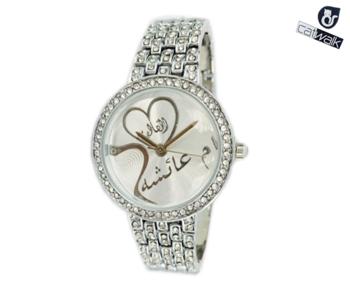 Catwalk CW-134 Genuine quality Fashionable Cz Watch For Women - Silver - Zoom Image