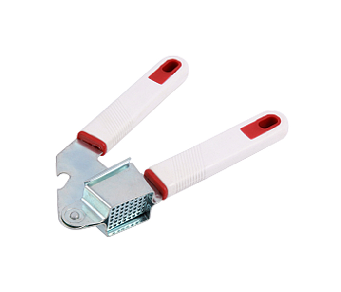 Taqdeer 1x96-LP Stainless Steel Garlic Press - White & Red - Zoom Image 2