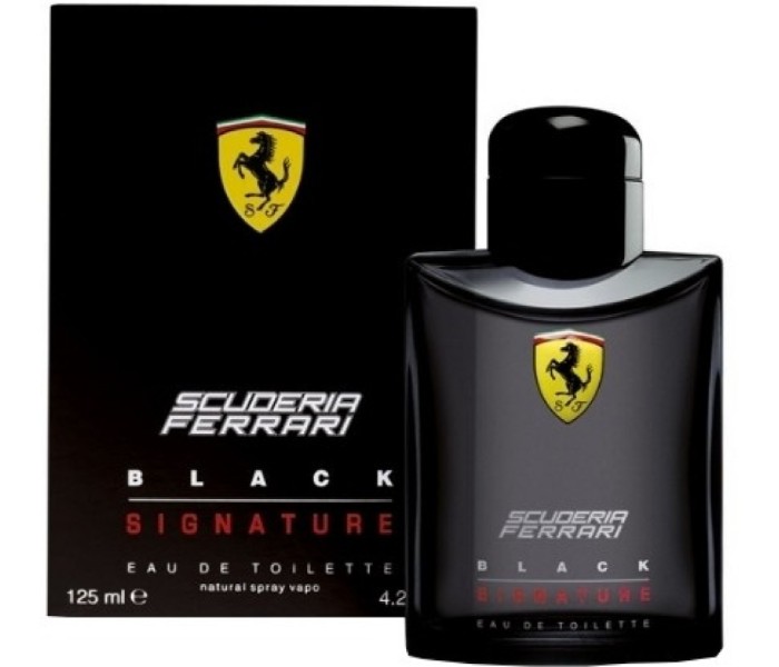 Ferrari 125ml Signature Black Eau De Toilette for Men - Zoom Image