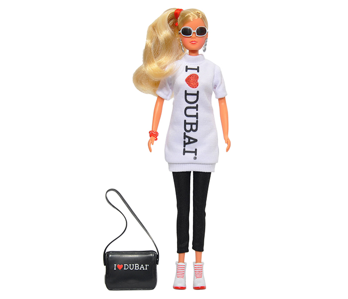 Simba 9410085 I Love Dubai Steffi Love Doll with Black Shoulder Bag - Zoom Image 2