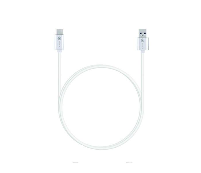 iends IE-CA439 USB Type C Charging Data Cable - White - Zoom Image 1