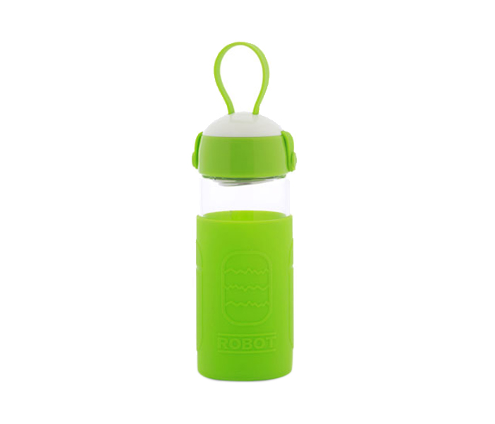 Royalford RF8308 400ml Silicon Sleeve Water Bottle - Green - Zoom Image