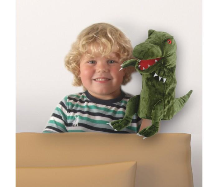 Fiesta Crafts T-2737 Hand Puppet Dinosaur Green - Zoom Image 3