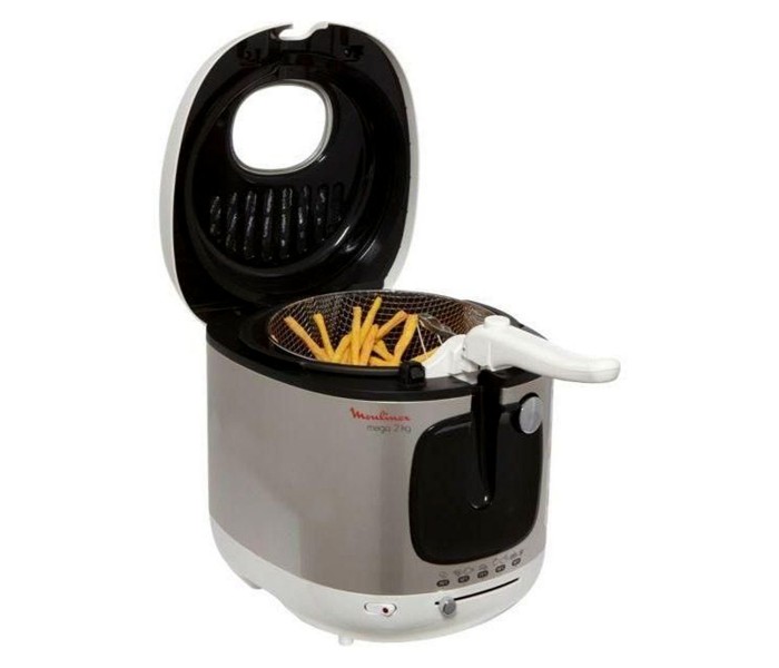 Moulinex AM480027 1960 W Electric XXL Deep Fryer White and Silver - Zoom Image 3