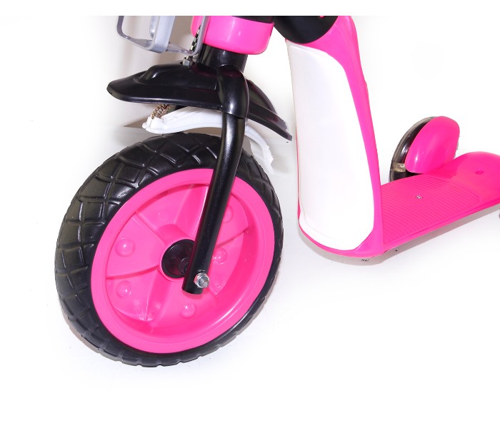 MIC H-5 3 Wheel Kids Kick Scooter with Handbrake Pink - Zoom Image 2