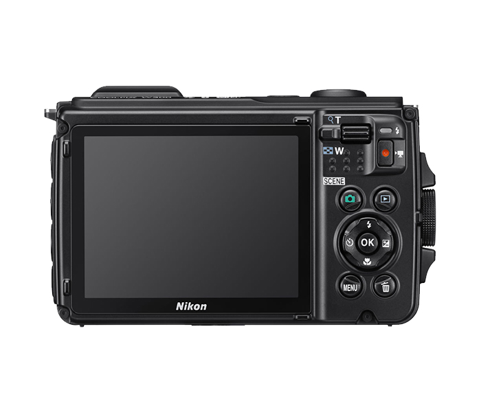 Nikon W300 Coolpix 16MP Waterproof Digital Camera - Black - Zoom Image 1