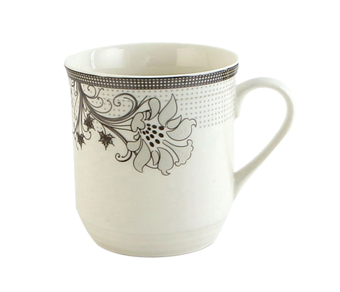 Royalford RF6687 Ceramic Bone Wave Mug - White - Zoom Image