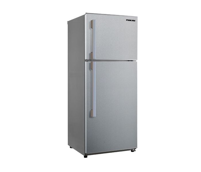 Nikai NRF601FSS8 Double Door Frost Free Stainless Steel Refrigerator 600 Liter Silver - Zoom Image 2