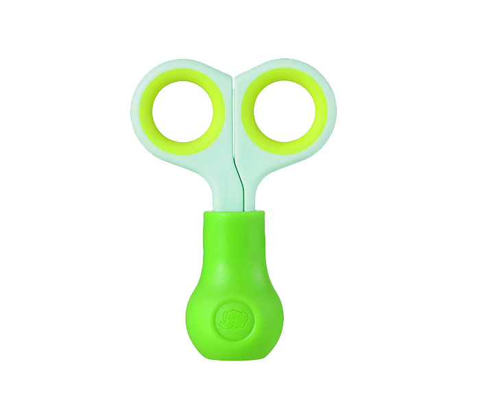 Bebe Confort 32000213 Baby Scissors with Base - Green & Blue - Zoom Image 1