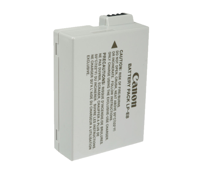 Canon LP-E8 Rechargeable Lithium-Ion Battery Pack - White - Zoom Image 1