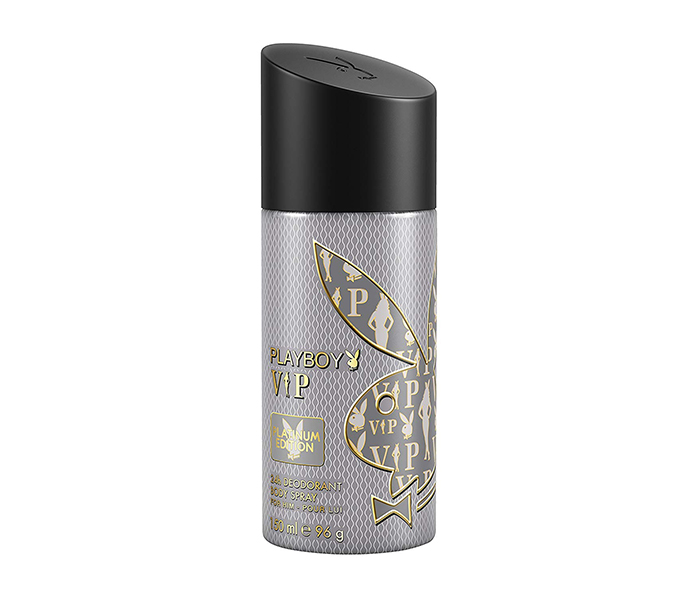 Play Boy 150ml London VIP Platinum Edition Deodorant Body Spray for Men - 150ml - Zoom Image