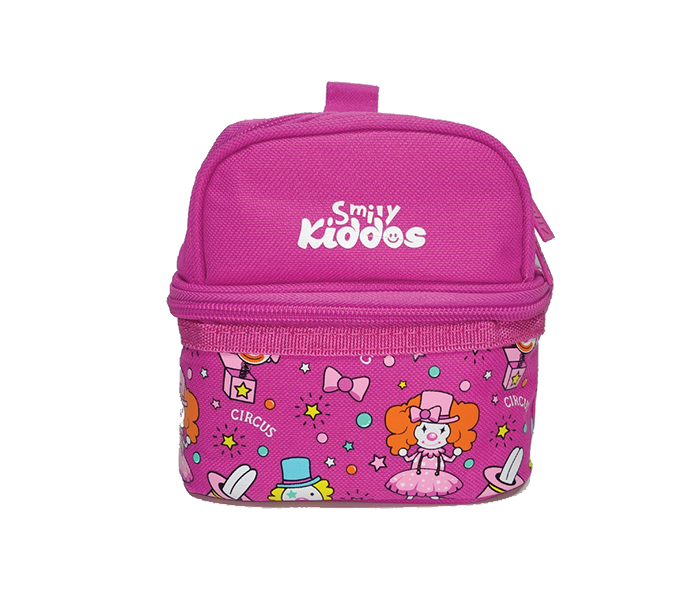 Smily Kiddos SK11004002 Dual Slot Lunch Bag - Pink - Zoom Image 1