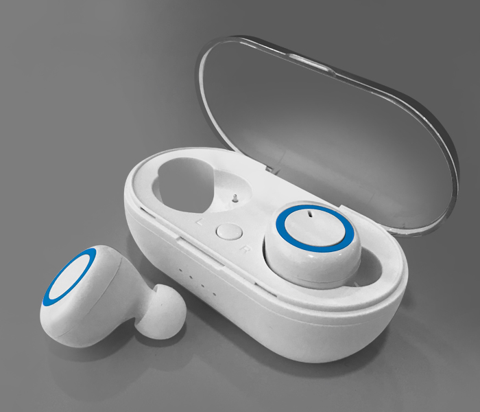 Cilovetty Y-02TWS High Quality Airpods Doble With Power Bank - White&Blue - Zoom Image 1