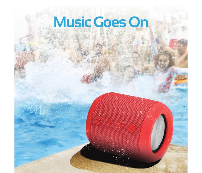 Promate Bomba Portable Wireless Speaker with Handsfree for Outdoor & Indoor - Red - Zoom Image 6