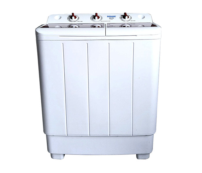 Sonashi SWM-7501 7.5 Kg Top Loading Semi Automatic Washing Machine, White - Zoom Image 4