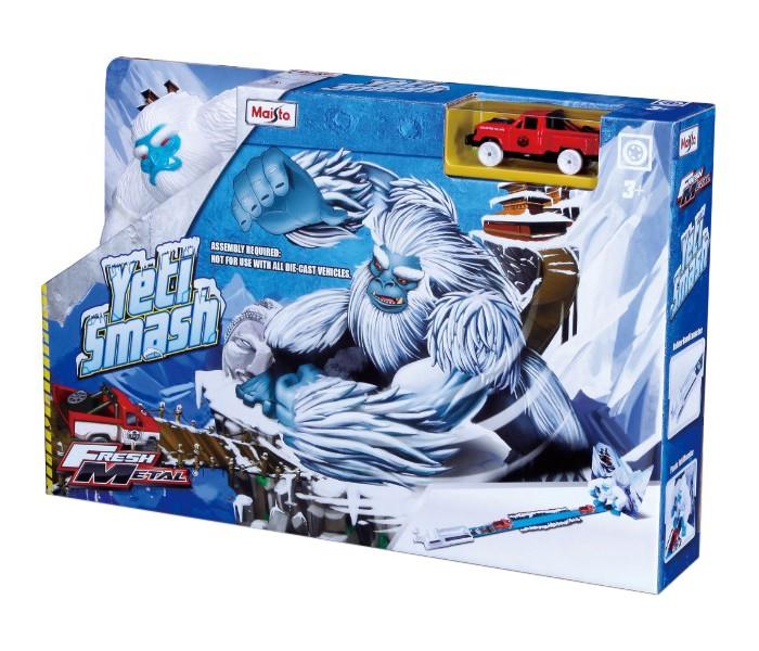 Maisto Tech 11074 FM Yeti (Gorilla) Smash Playset White and Red - Zoom Image 4