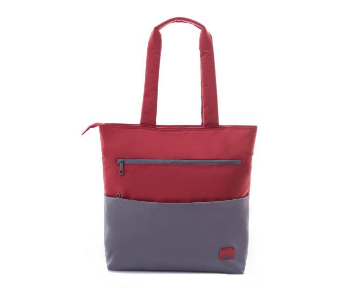 American Tourister GAT104LUG02142 Brixton Laptop Vertical Tote Red and Grey - Zoom Image 4