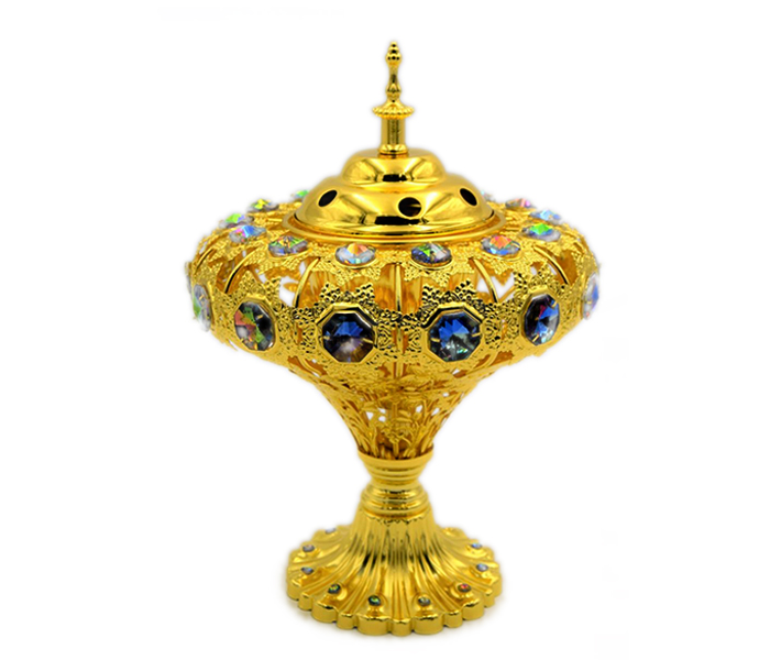 Home Concept Ar-122-1 Incense Burner For Bakhoor - Gold - Zoom Image