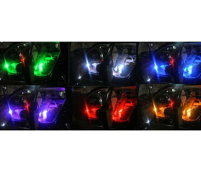 Car RGB LED Strip Light Atmosphere Lamps Car Interior Light With Remote - Big, White - Zoom Image 9