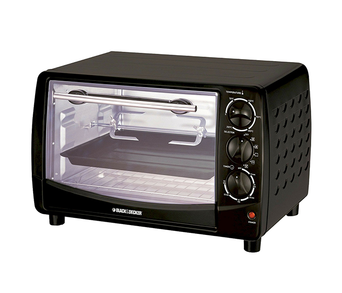 Black and Decker TRO55-B5 35 Litre Toaster Oven with Rottiserie - Black - Zoom Image