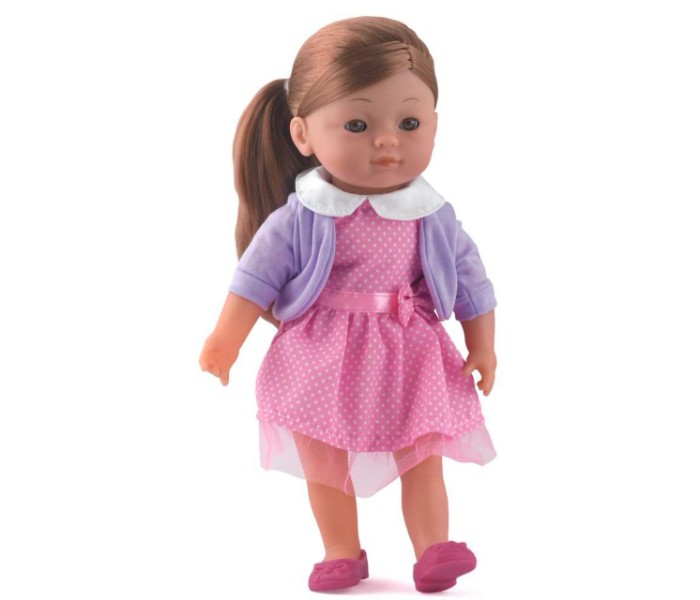 Dolls World 8117 36cm Charlotte Baby Doll Pink and Purple - Zoom Image 2