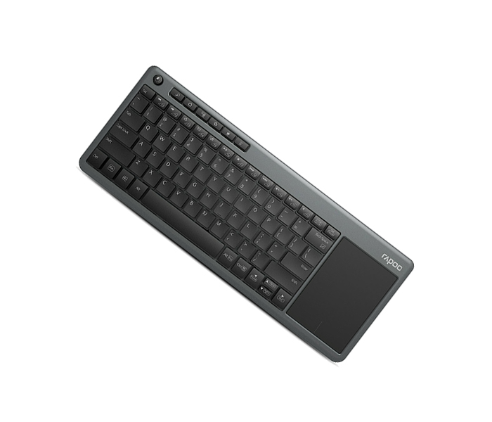 Rapoo K2600 Wireless Keyboard with Touchpad - Arabic, Black 16936 - Zoom Image 2