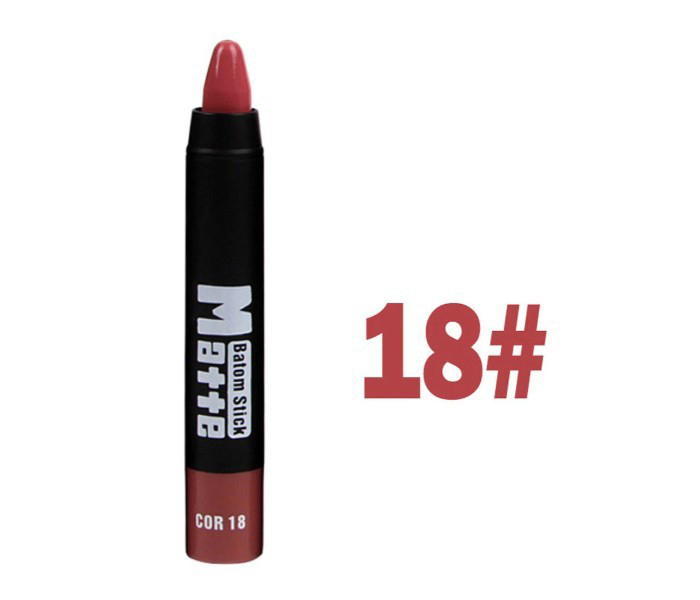 Miss Rose 7301-018B Womens Moisturizing Matte Lipstick Belle 18 Red - Zoom Image