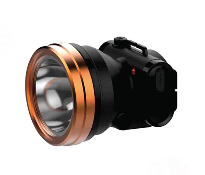 Geepas GHL51011 Rechargeable LED Head Lamp, Black - Zoom Image