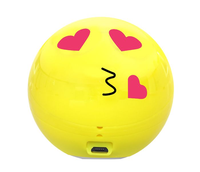 Promate Romanji Mini Wireless Emoji Speaker with Handsfree - Yellow - Zoom Image 9