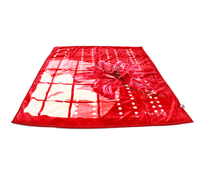 Para John PL5304 Parry Life Blanket - Red & White - Zoom Image