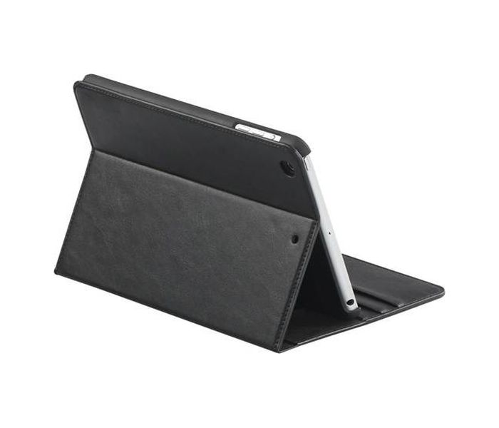 Promate Valdo-Mini4 Premium Fabric Folio Case with Horizontal Stand Function for iPad Mini 4 - Black - Zoom Image 1