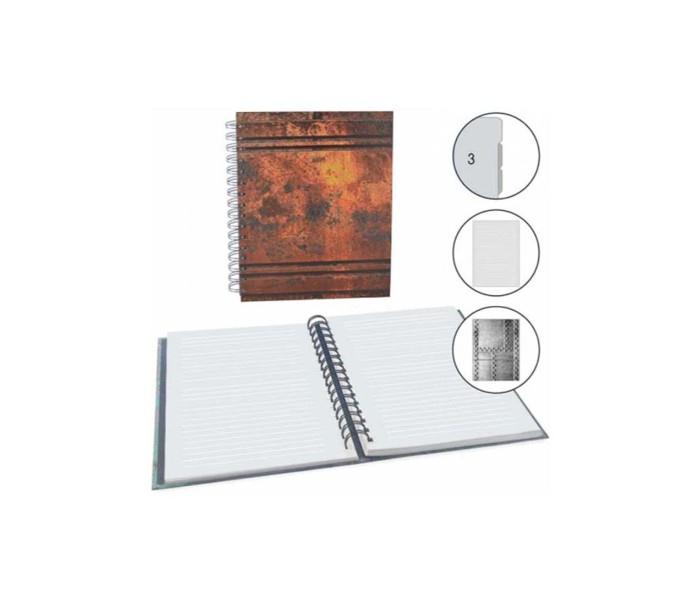 Senfort 93092 Wire-O A5 Notebook With Divider Copper Oxide - Zoom Image