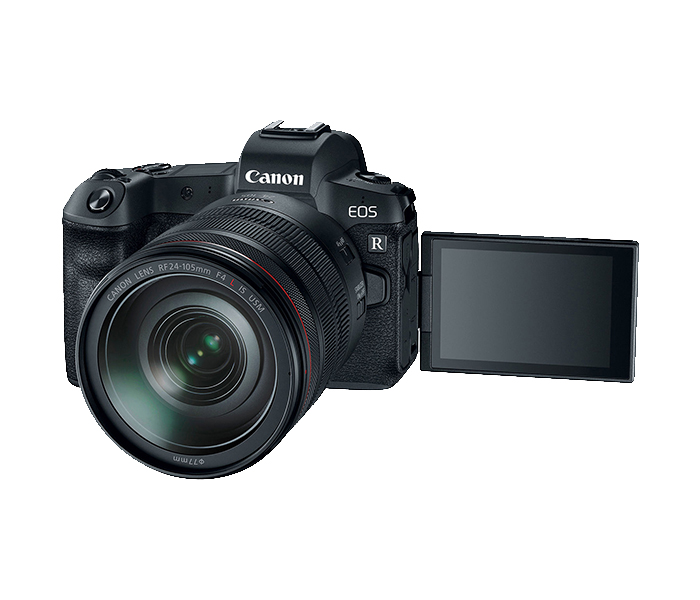 Canon EOS R RF 30.3 MP Mirrorless Digital Camera with 24-105mm f/4L USM Lens - Black - Zoom Image 4