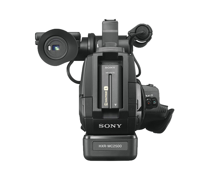 Sony HXR-MC2500 Professional Shoulder Mount AVCHD Camcorder - Black - Zoom Image 3