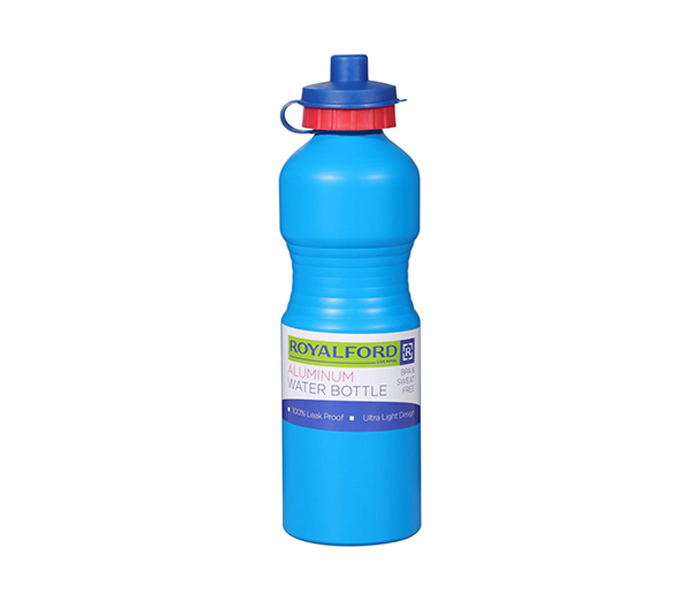 Royalford RF8897 750ml Aluminium Water Bottle - Blue - Zoom Image