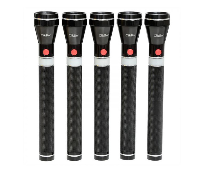 Clikon CK7785 5 In 1 Rechargeable LED Flash Light - Black - Zoom Image 4