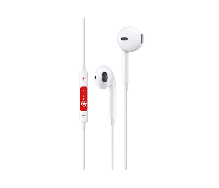 iends IE-HS587 In-Ear Stereo Earbuds Earphones - White - Zoom Image 1