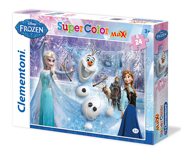 Clementoni 24461 Super Colour Frozen Maxi Puzzle - 24 Pieces - Zoom Image 2