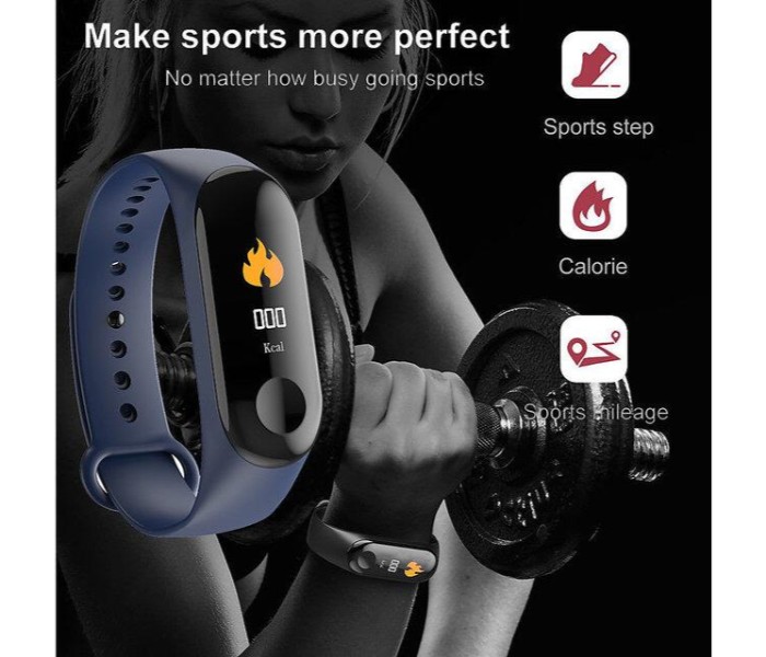 Waterproof Smart Sports Bracelet Fitness Band M6+ Multicolor - Zoom Image 6