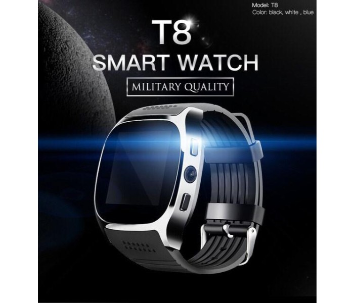 Sporty Bluetooth Smart Watch Phone with Camera , Memory Card and Sim Card Slot T8 Multicolor - Zoom Image 2