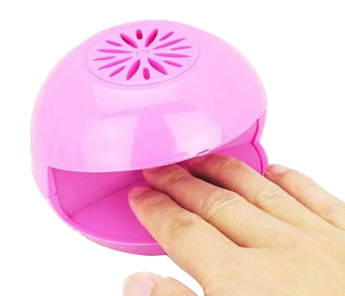 Mini Portable Electric Manicure Nail Dryer for Hands & Toes - Pink - Zoom Image 1