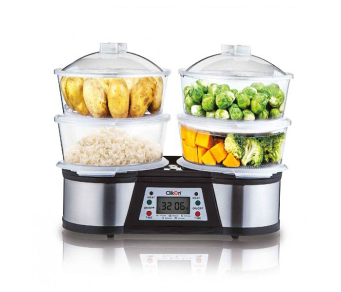 Clikon CK4356 1500W Double Food Steamer - Zoom Image 2