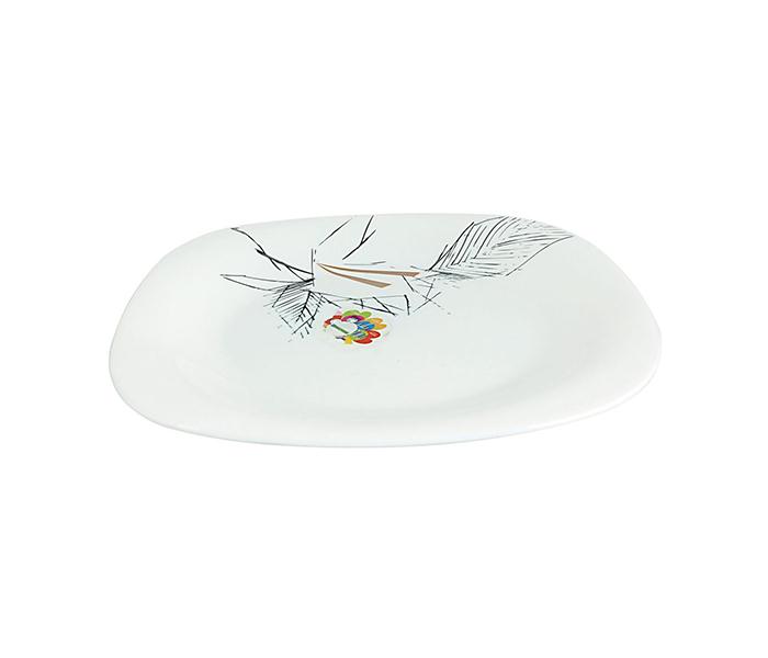 Royalford RF8880 8.5-inch Dessert Plate Leafless Design - White - Zoom Image