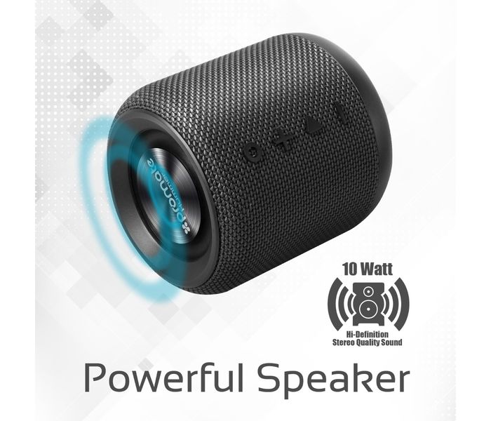 Promate Hummer 10W Portable Bluetooth Speaker with Handsfree - Black - Zoom Image 2