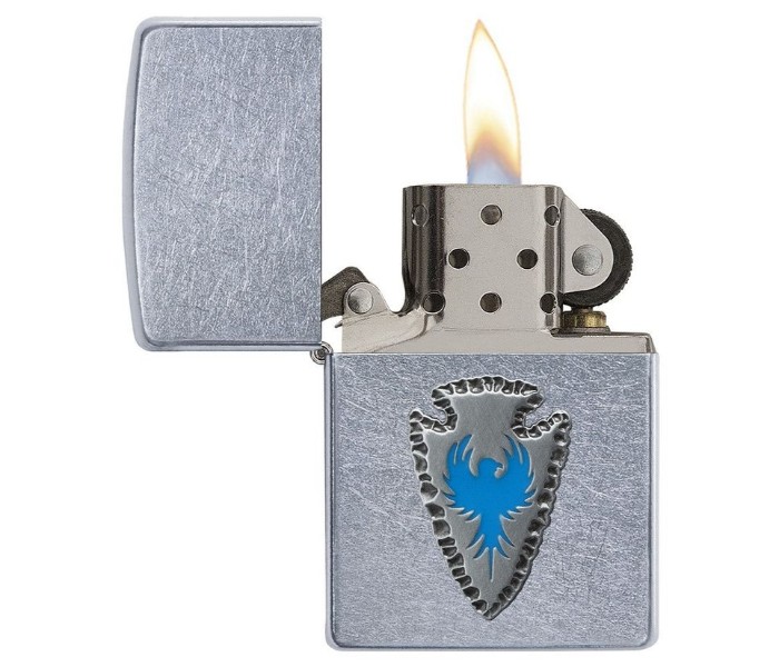 Zippo 29101 Arrowhead Emblem Lighter Silver - Zoom Image 1