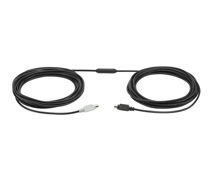 Logitech 939-001487 Group 10M Extended Cable - Black - Zoom Image 1