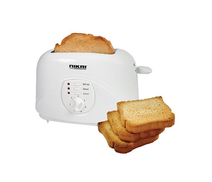 Nikai NBT530 2 Slice Cool Touch Toaster White - Zoom Image