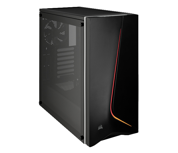 Corsair CC-9011146-WW Carbide SPEC-06 RGB Tower Tempered Glass Case - Black - Zoom Image 1