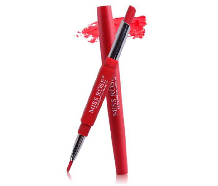 Miss Rose 7102-001A72 Sexy 2 In 1 Double Ended Waterproof Matte Lipstick  Beauty 08 - Zoom Image