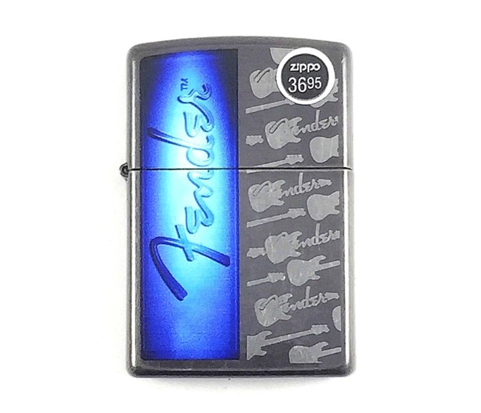 Zippo 28959 Fender Lighter Blue and Black - Zoom Image 2